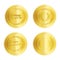 Gold seal /Stamp /Medal blank