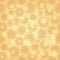 Gold Shiny Seamless Pattern with Round Elements