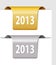 Gold and silver 2013 labels