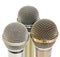 Gold and silver microphones