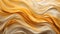 Gold and Silver Silk Waves, abstract illustration