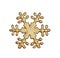 Gold snowflake