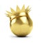 Gold soccer ball crown