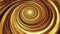 Gold Space Time Warp Vortex Animation Background