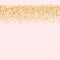 Gold Splash Bridal Pink Background. Light Sparkle