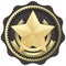 Gold Star Award, Badge, or Seal