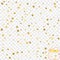 Gold star confetti rain festive holiday background. Vector golden paper foil stars falling down isolated on transparent