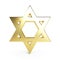 Gold star of David