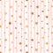 Gold star seamless pattern. Repeated scatter golden stars pattern. Random golded star with pink stripe. Glitter patern printed. Sp