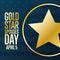 Gold Star Spouses Day. April 5. Holiday concept. Template for background, banner, card, poster with text inscription
