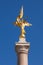 Gold statue atop World War I Memorial in Washington DC