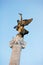 Gold statue of a symbolic peace\'s angel, Rome