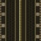 Gold striped 3d greek key meander borders seamless pattern. Grid lattice ornamental background. Lace textured ornament. Decorative