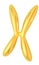 Gold stylized chromosome pair