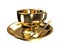 Gold teacup