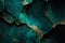 Gold and teal cracked marble textures