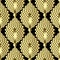 Gold textured 3d cells vector seamless pattern. Modern abstract honeycombs background. Decorative repeat ornamental backdtop.