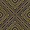 Gold textured luxury greek seamless pattern. Vector structured grunge background. Greek key, meanders. Mazes, circles, lines,