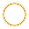 Gold thin round frame. Golden luxury circle logo.