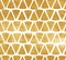 Gold triangle background. Metal painted background with triangular shapes.