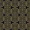 Gold tribal ethnic seamless pattern. Greek ornamental background. Repeat backdrop. Golden lines ornaments. Modern abstract design