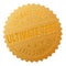 Gold ULTIMATE TEST Medallion Stamp