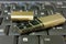 Gold USB disk and keyboard