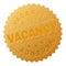 Gold VACANCY Medallion Stamp