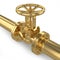 Gold valve of pipeline