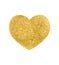 Gold vector heart