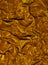 Gold velvet fabric background