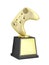 Gold video gaming trophy