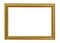 Gold vintage frame. Elegant vintage gold/gilded picture frame