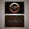 Gold VIP cards, vector illustration