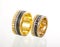 Gold wedding diamonds rings