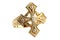 Gold wedding ring, woman - png, transparent background, isolated, cross, Christian