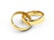 Gold wedding rings