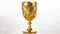 gold wine glass with dragon ornament