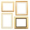 Gold and wood frame Collection