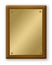 Gold And Wood Plaque