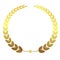 Gold wreath Golden wreath Flower wreath vector