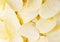 Gold yellow crispy potato chips snack texture background - potato chips background, teasty food