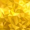 Gold yellow polygonal trigonal background.