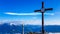 Goldeck - A cross on top of a mountain