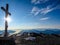 Goldeck - A cross on top of a mountain