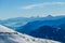 Goldeck - Panorama of snow covered Alps