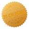 Golden 20 CM PENIS Medal Stamp