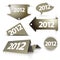 golden 2012 Labels, stickers, pointers