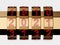 Golden 2021 Year combination lock