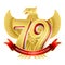Golden 79th indonesia independence day, Dirgahayu republik indonesia ke 79